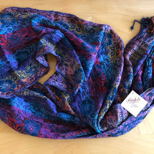 Rapti Nepalese Silk Blend Scarf Fair Trade NWT
